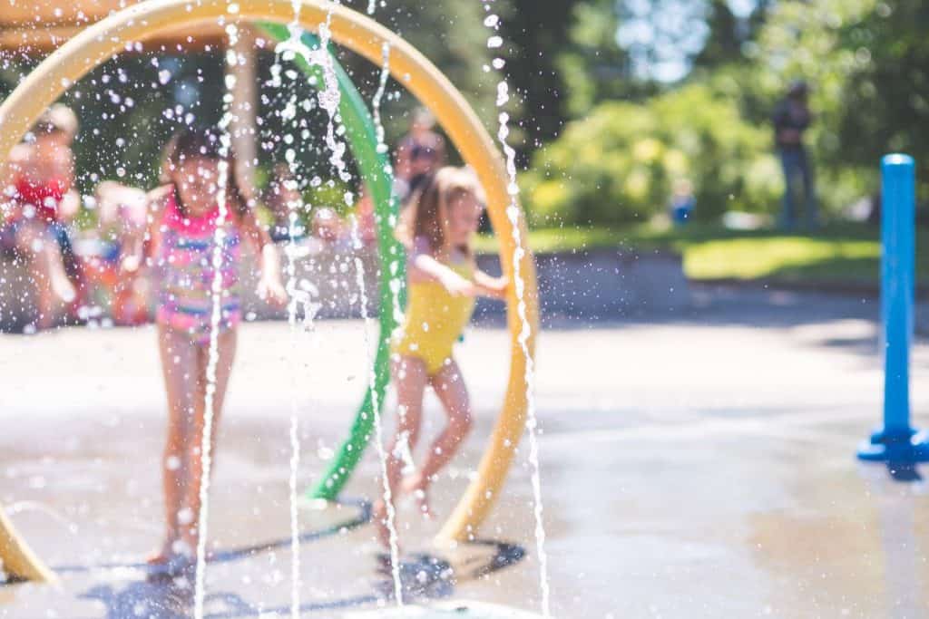Splash pad fun in Tennessee.