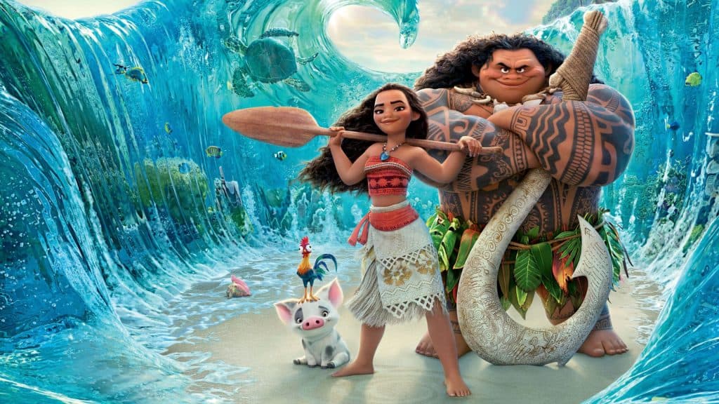 Moana is a great Disney movie for toddlers