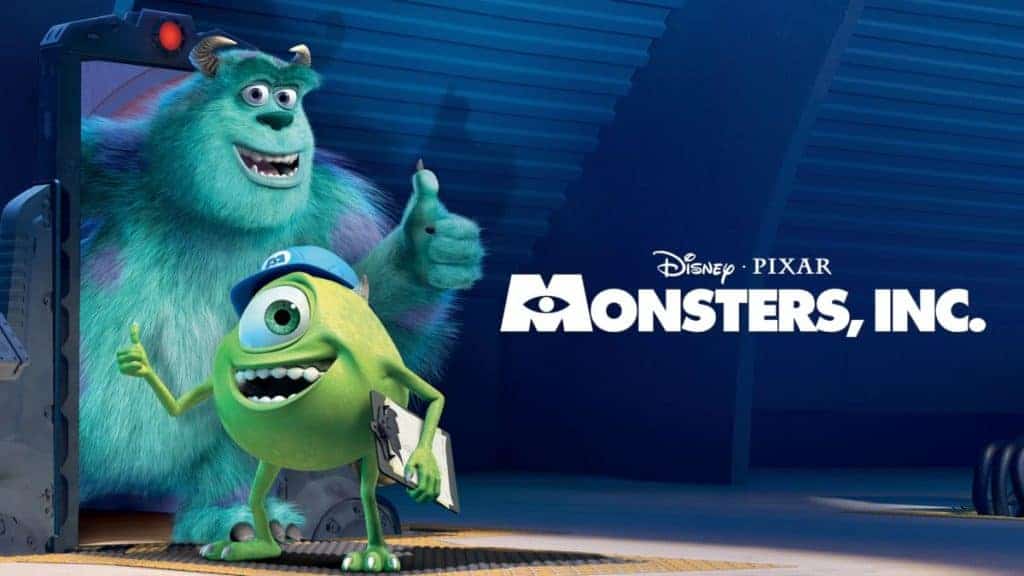 Monsters Inc is a great Disney movie for toddlers.