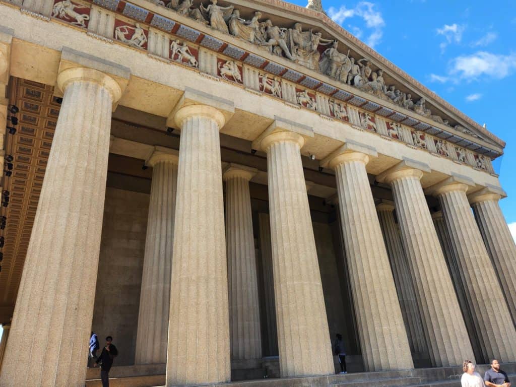 The Parthenon in Nashville, Tennessee is a symbol of the areas committment to education.