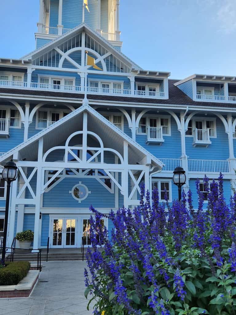The entrance to Disney's Beach Club Resort and Villas