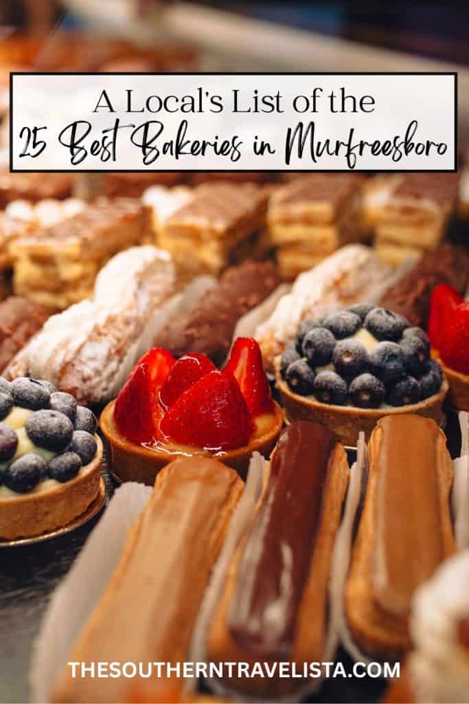 Best Bakeries in Murfreesboro Pin