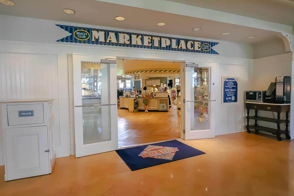 The gift shop at Disney's Beach Club Resort & Villas