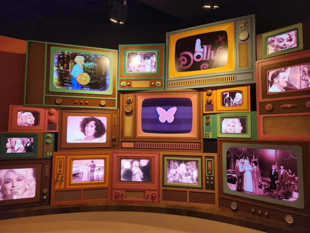 Dolly's many television appearances memorialized in the museum