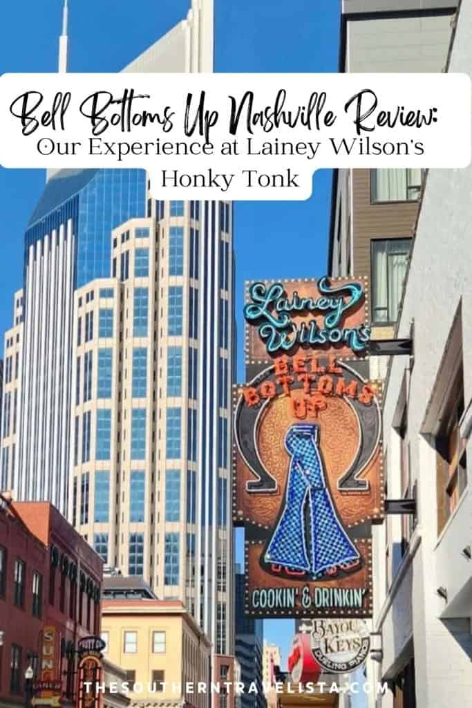 Lainey Wilson's Bell Bottoms Up Review Pin